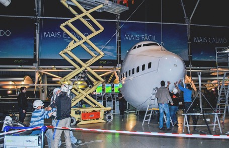 Avião Vodafone B-747